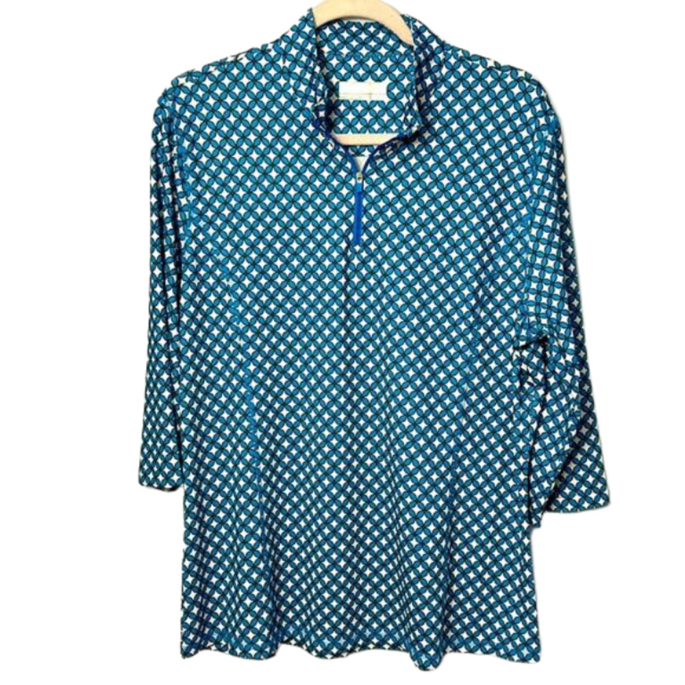 Callaway Golf Top Half Zip Three Quarter Sleeve